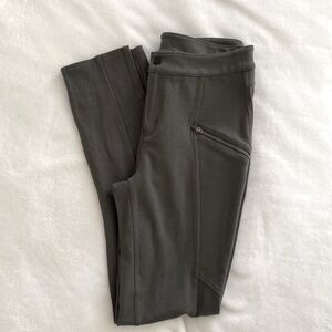 Athleta Moto Leggings, Dark Green Size 10